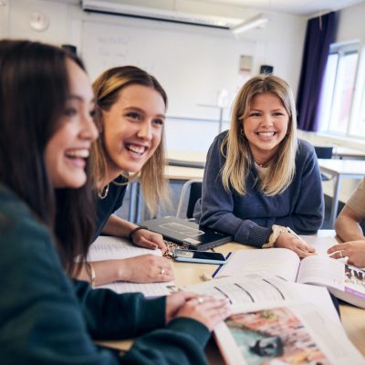 Elever i ett klassrum