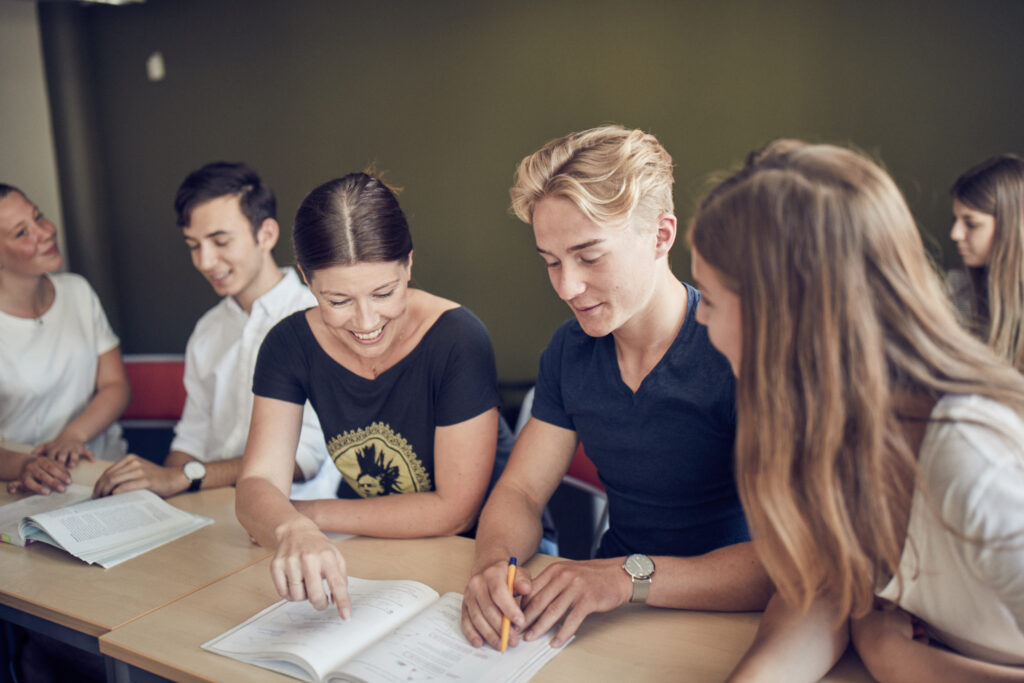 Elever i ett klassrum