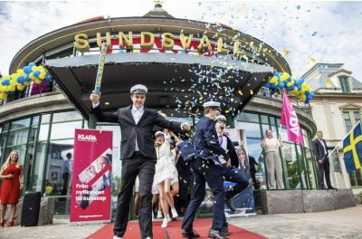 Studenter pa utspring